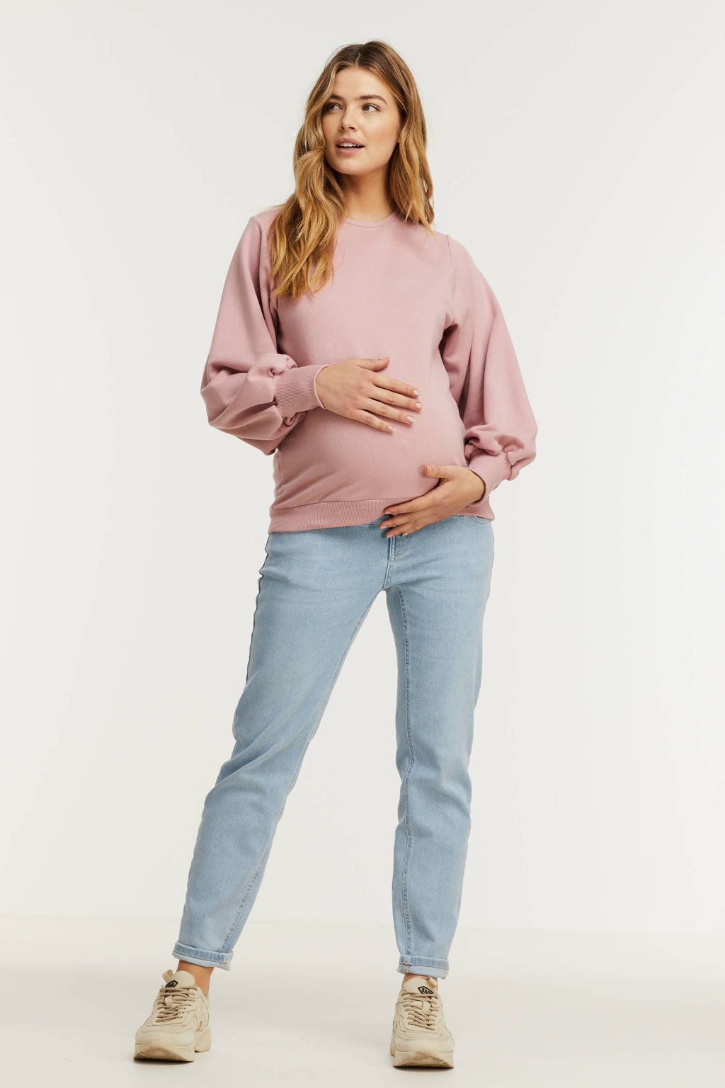 LOVE2WAIT mom zwangerschapsjeans Norah light wash