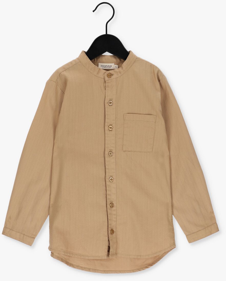 MARMAR COPENHAGEN beige marmar copenhagen casual overhemd theodor