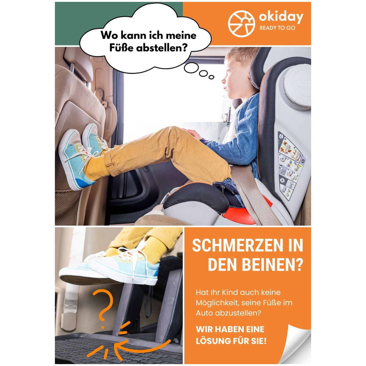 4mybabyOKIDAY Fussstütze beige