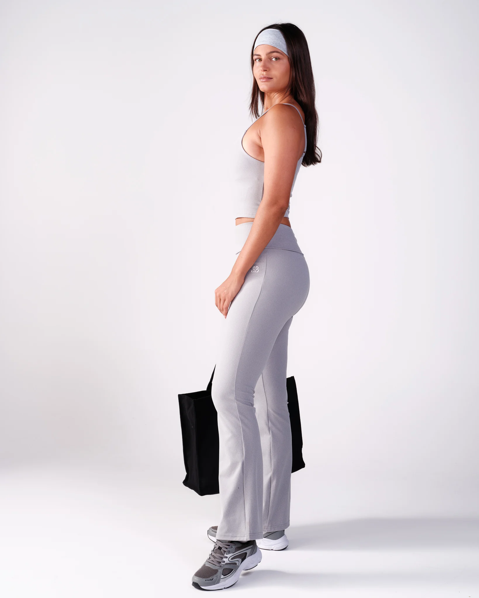 Bumpro Lively Crop Tank Grey Melange