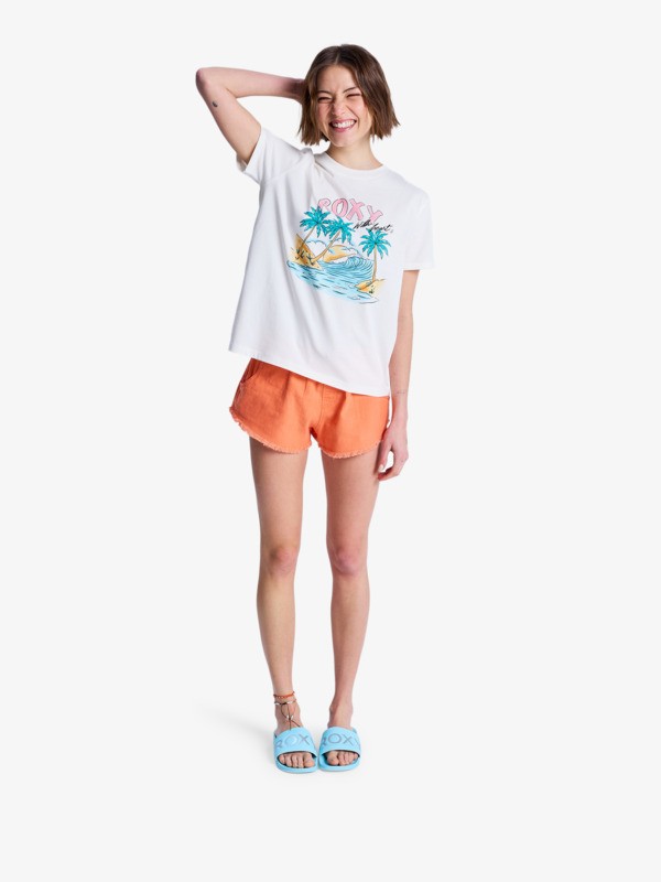 Oceanregular Poster T-Shirt à manches courtes Blanc Femme