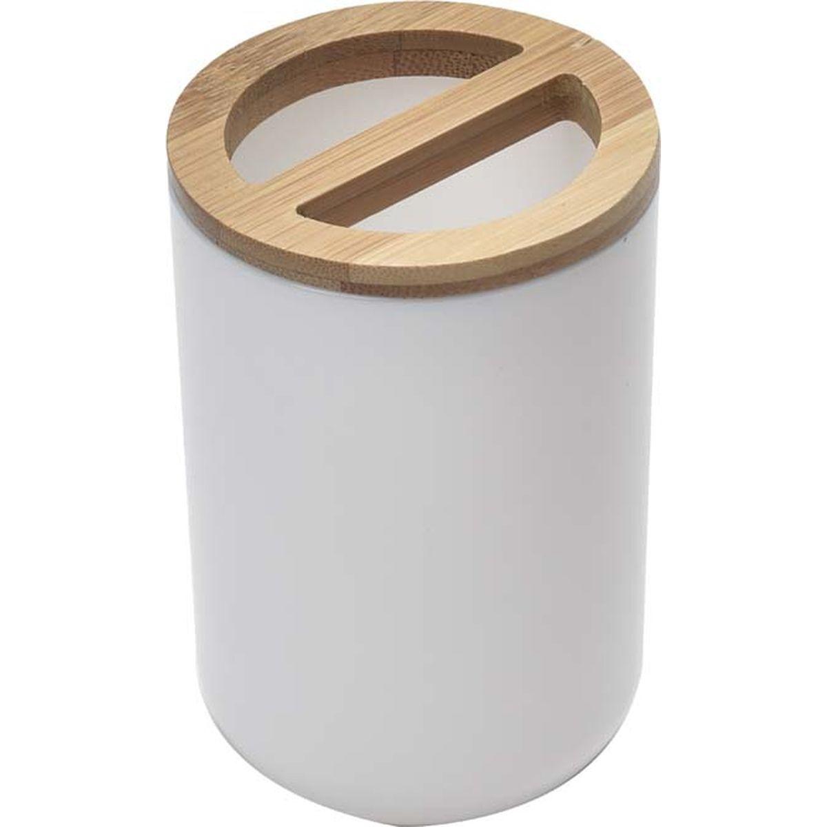 PORTE BROSSES A DENTS PS BLANC BAMBOU