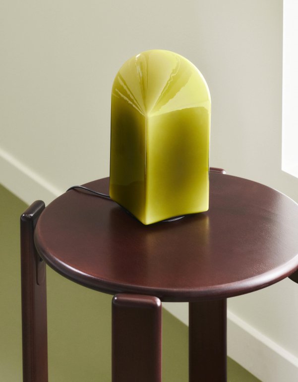 Hay Parade tafellamp M LED moss green