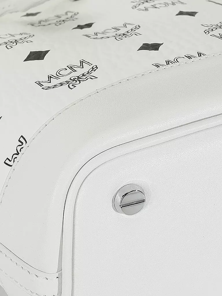 MCM Tasche - Bucket Bag DESSAU MINI weiss