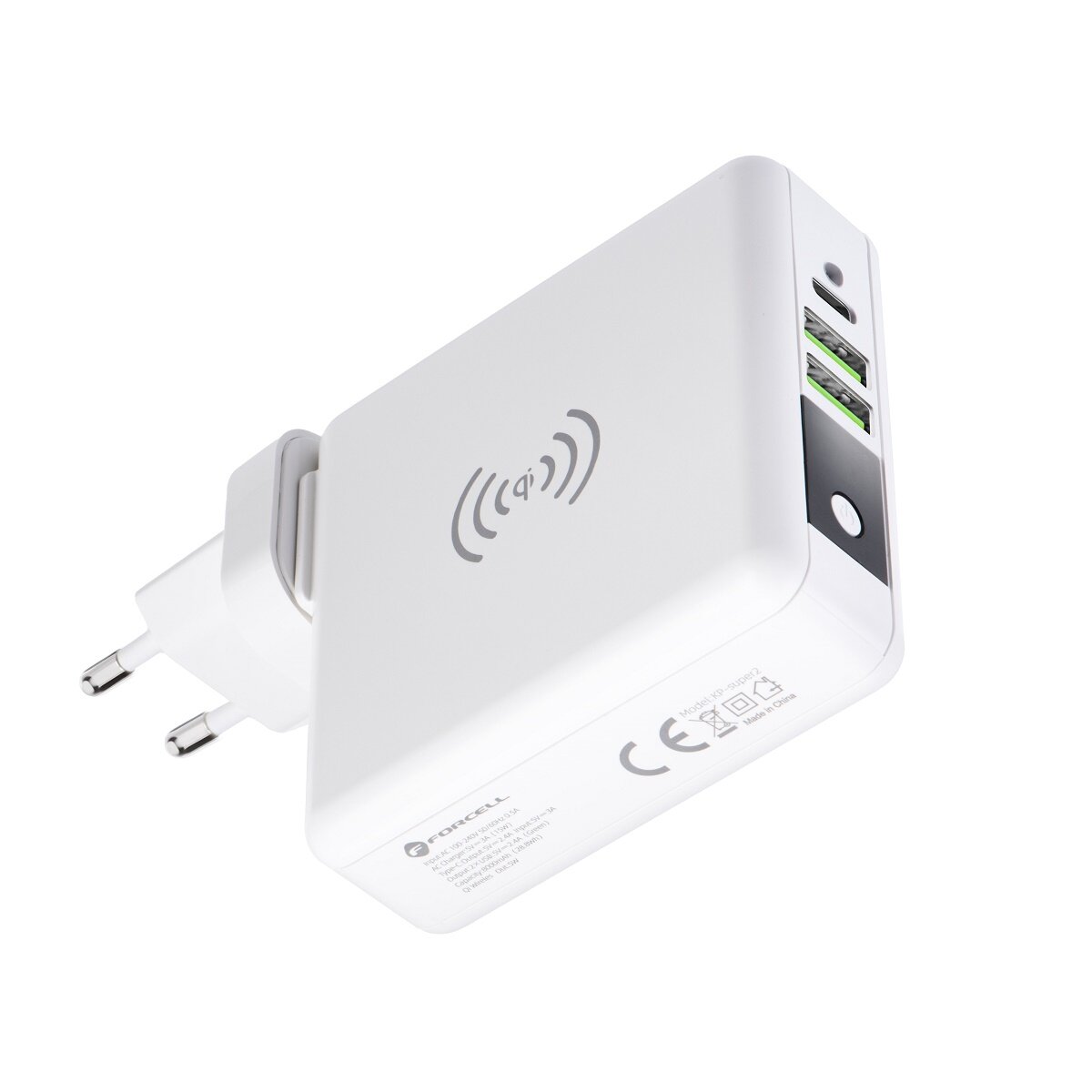 Multifunktionsladegerät 4in1 15W mit USB/USB Typ C Powerbank