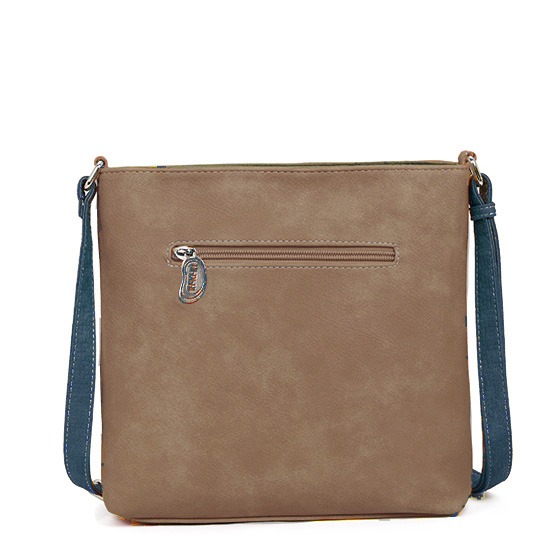 Hi-di-Hi Appetizer Crossbody Bag Dark Brown/ Navy
