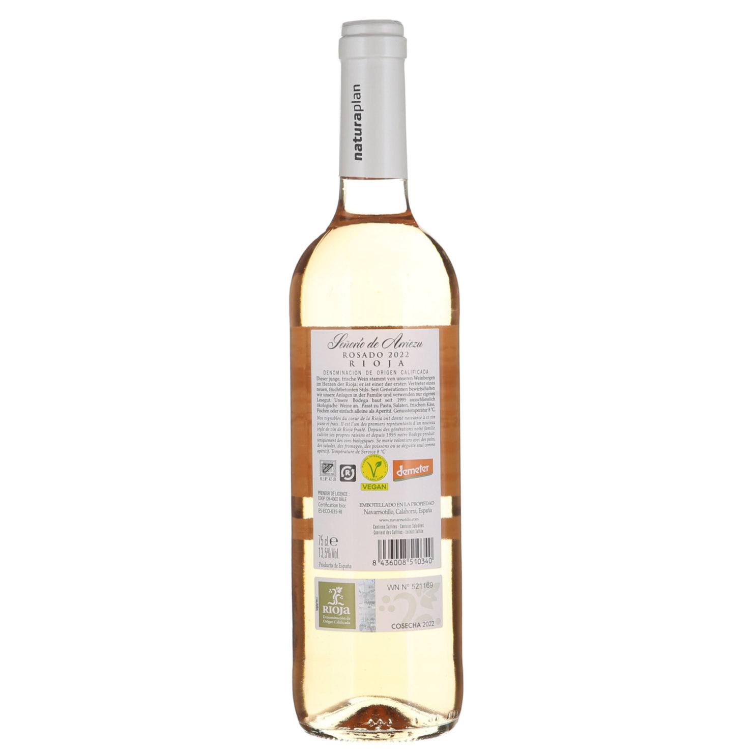 Rioja DOCa Grenache Arriezu Rosado Bodegas Navarrsotillo -75cl