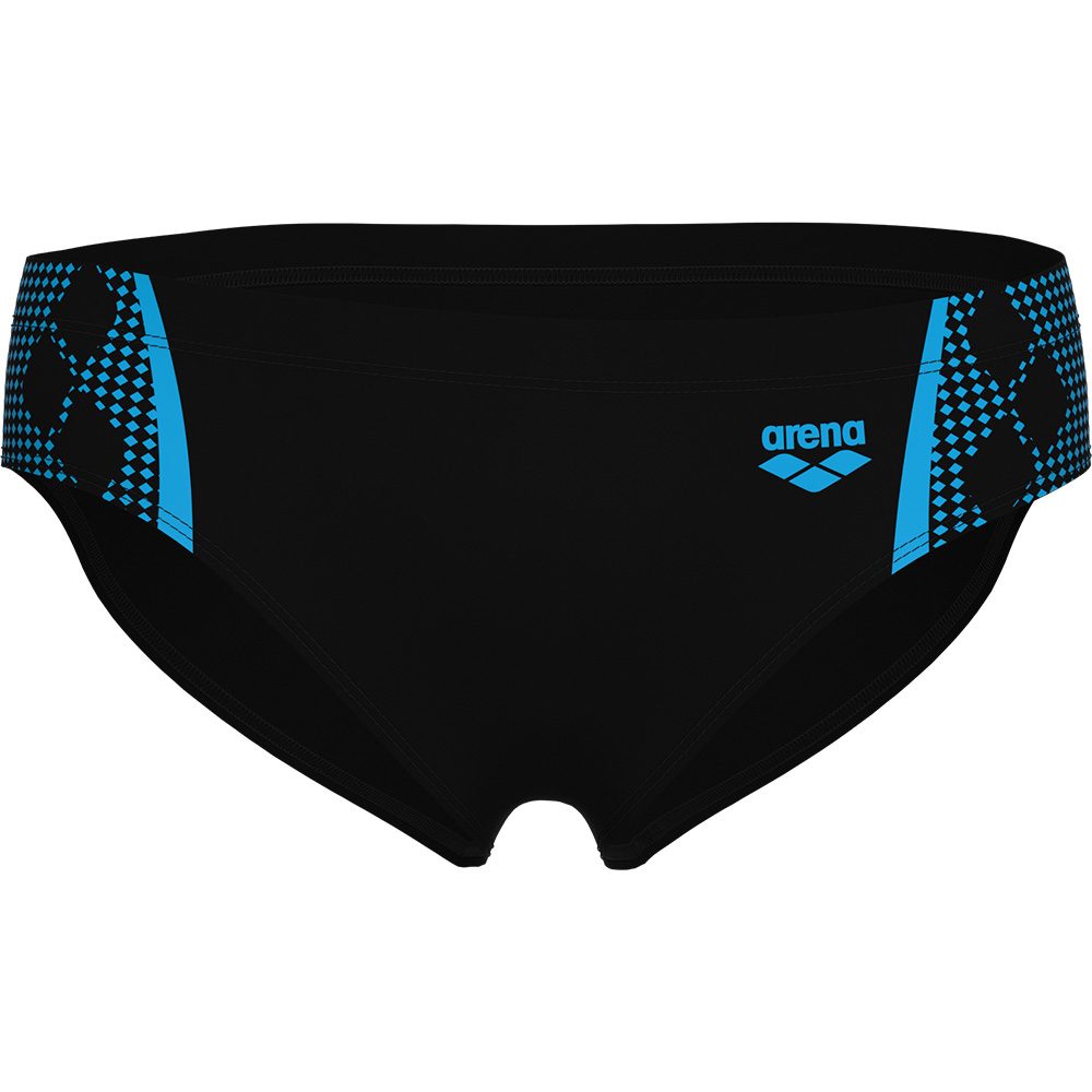 Arena Graphic Slip Badehose Herren schwarz