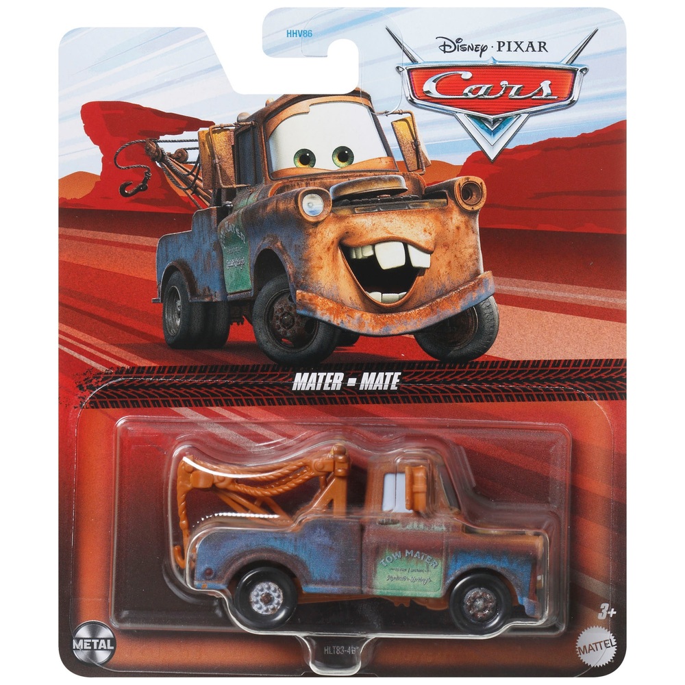 Pixar Cars 1:55 Mater mit Anhänger, Diecast-Fahrzeug