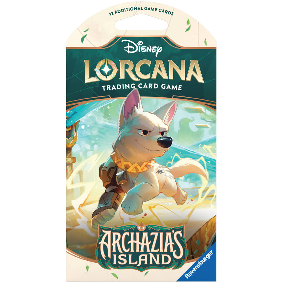 Disney Lorcana TCG Archazia's Island sleeved booster