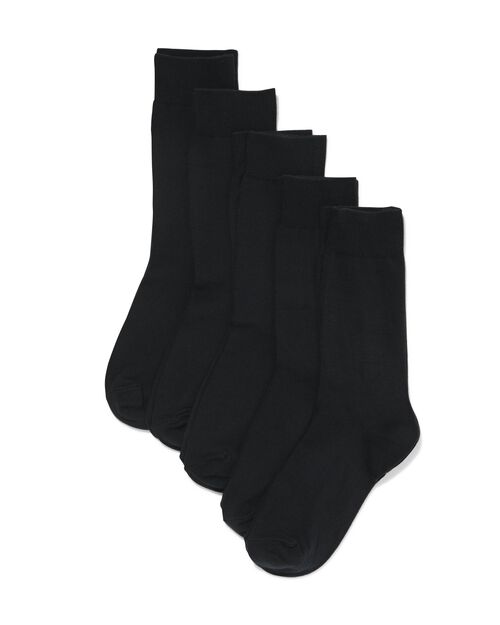 5 paires de chaussettes homme noir
