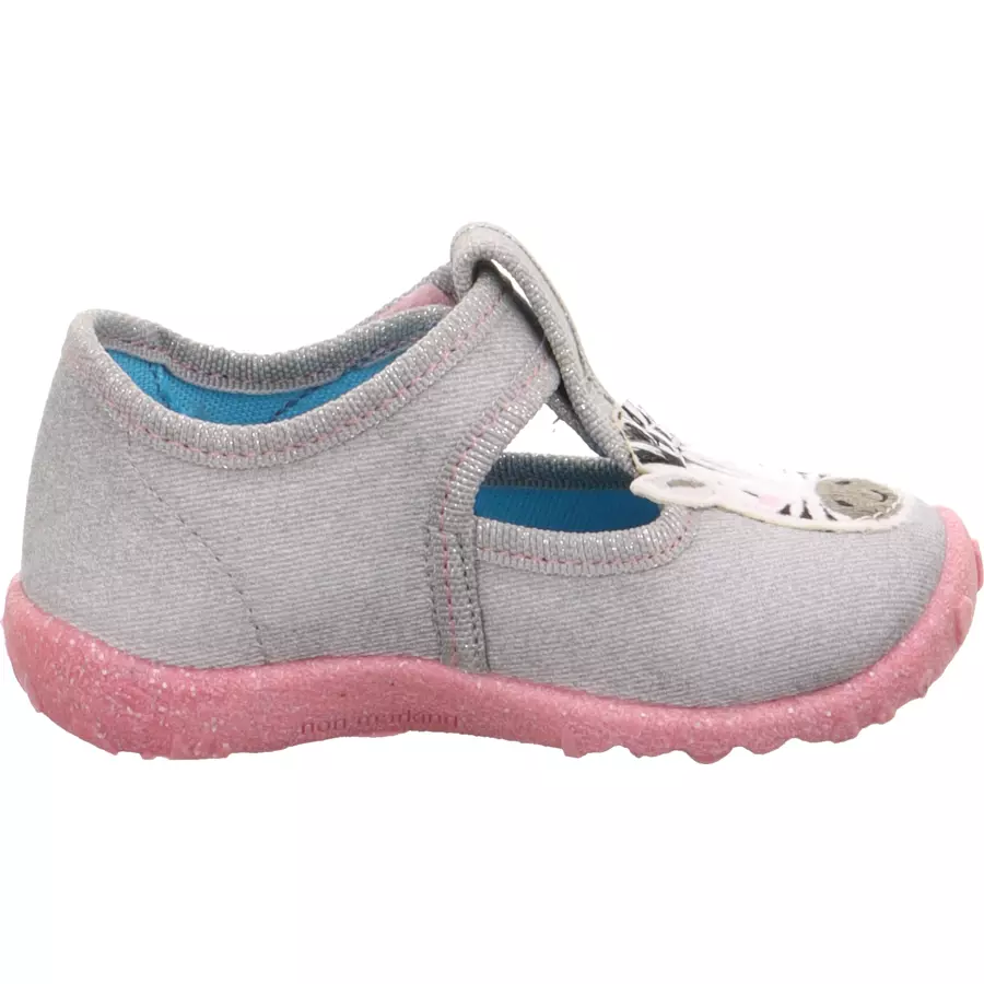 superfit Hausschuh Spotty Zebra grau (mittel)