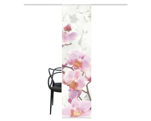 Schuifgordijn Blossom rosé 245x60 cm