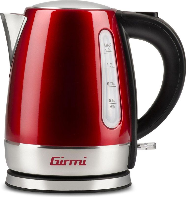 GIRMI - WATERKOKER - 1.2 L - Roestvrij Staal - 1630 Watt