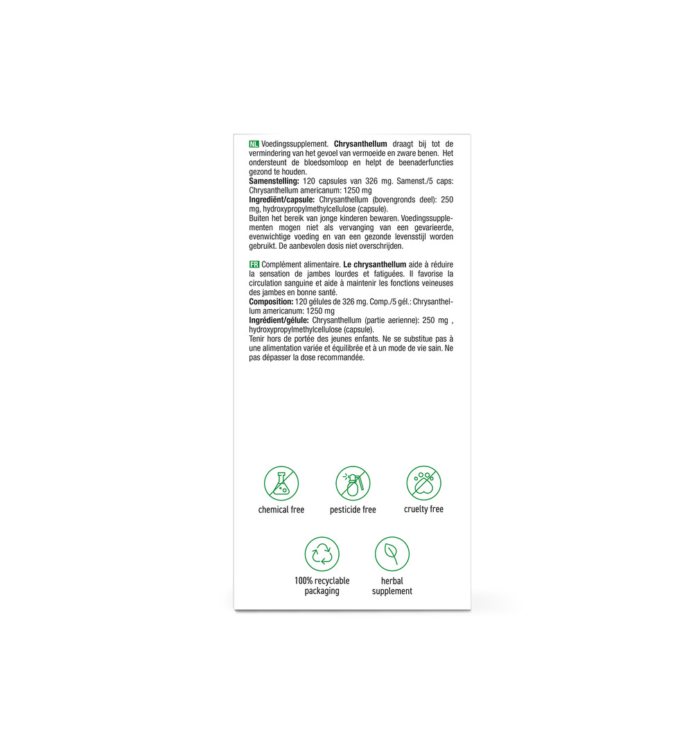 Purasana Chrysanthellum Vegan (120 vega capsules)