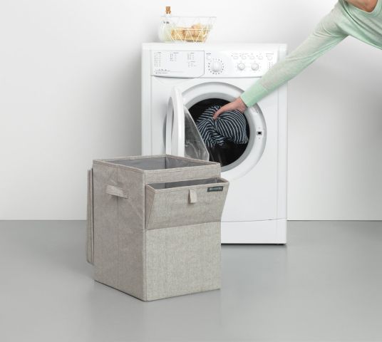 Wasbox stapelbaar, 35 liter - Grey