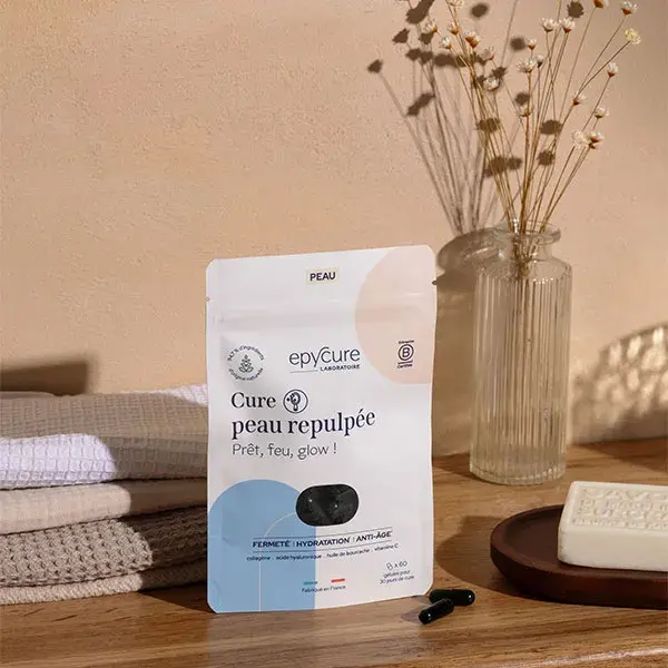 Epycure Peau Cure Peau Repulpée pour une peau hydratée 60 gélules