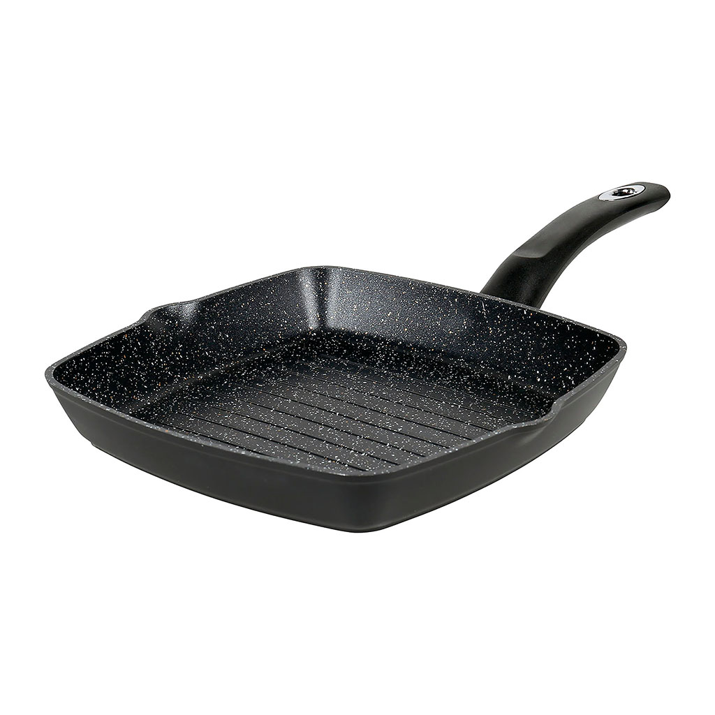 Poêle grill anti-adhésive GRANITY tous feux 24cm