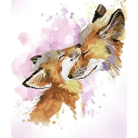 Pracht Diamond Dotz Fox Bliss, funkelndes Diamantbild zum Selbstgestalten, ca. 42 x 50 cm groß