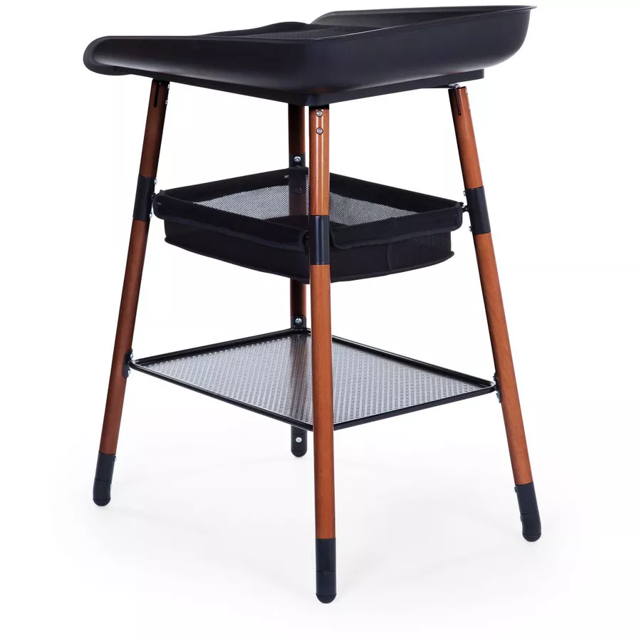 CHILDHOME Evolux Wickeltisch nussbaum schwarz