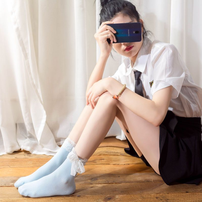 Sayaka - Sokken met kant