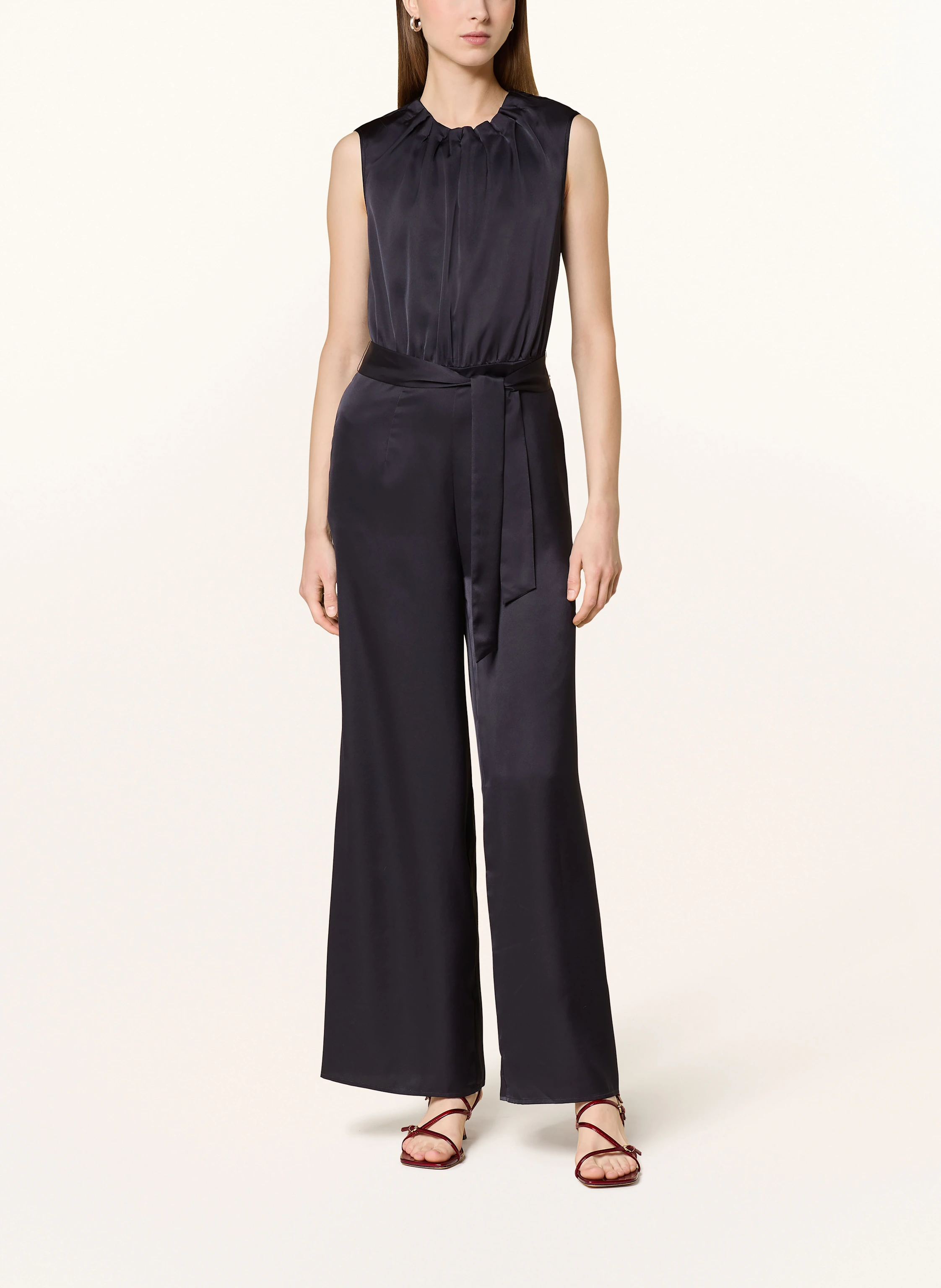 comma Satin-Jumpsuit
