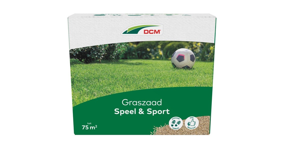 DCMGraszaad Speel & Sport 1,5 kg zaden  (Tot 75 m²)