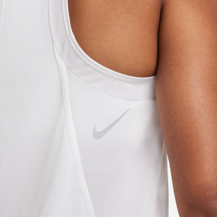 Nike Dame Singletter Dri-FIT Race Singlet Hvid