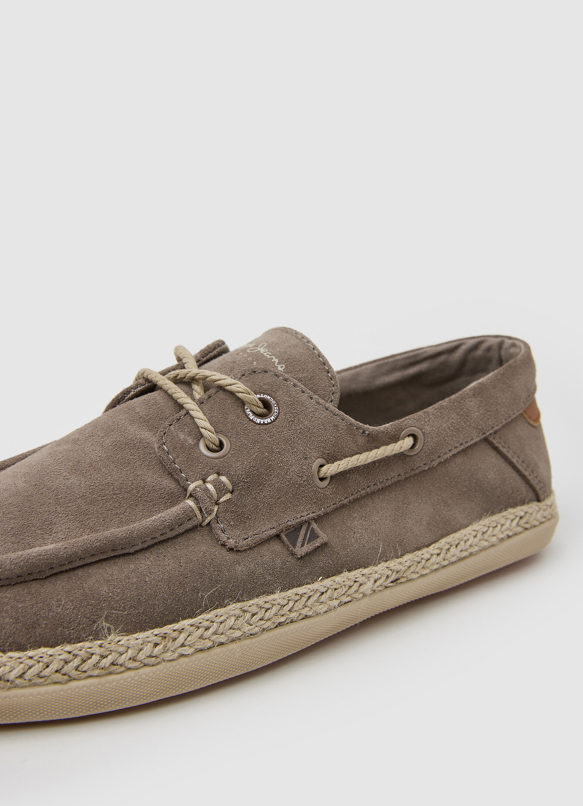 SAPATOS NÁUTICOS DE CAMURÇA - bege escuro