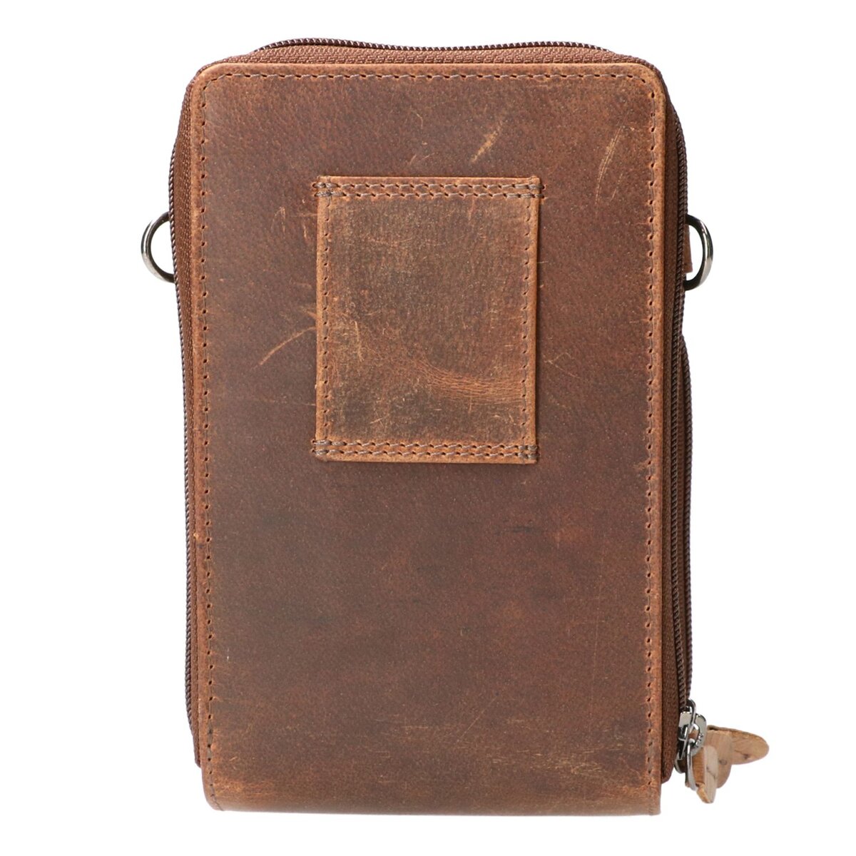 LD Lederwaren Telefoontasje Hunter Bruin