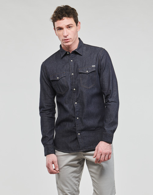 Jack & Jones - JJESHERIDAN SHIRT L/S Azul