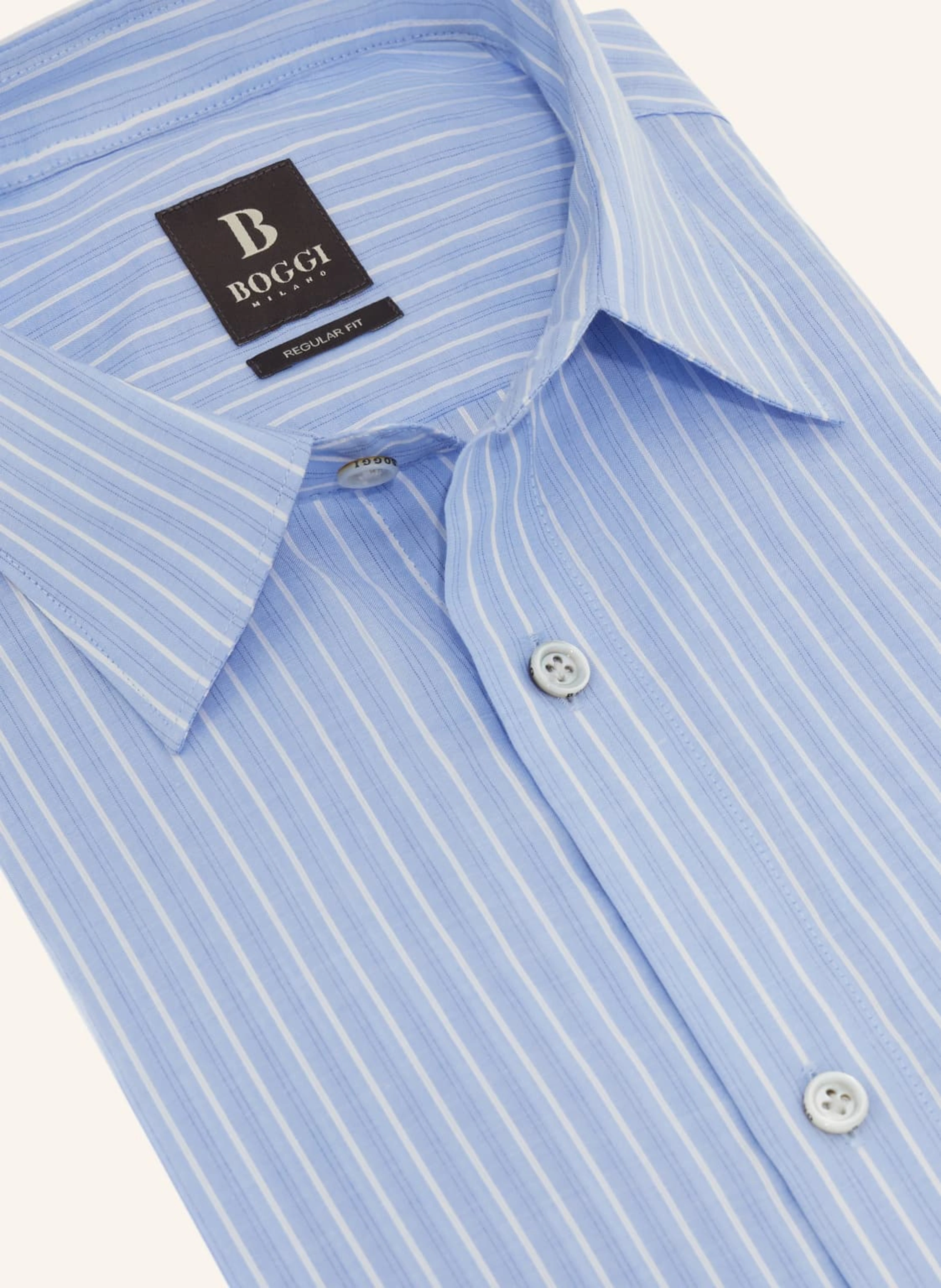 BOGGI MILANO Hemd Regular Fit