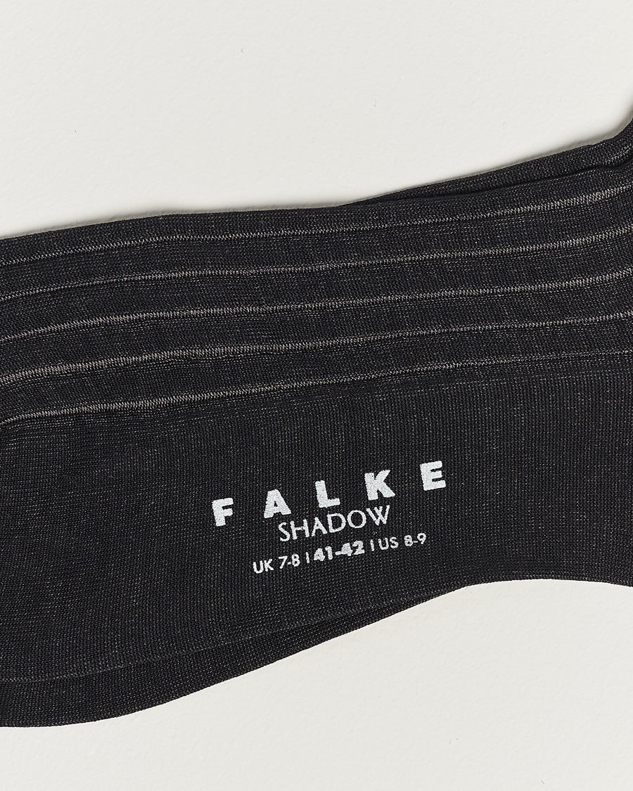 Falke Shadow Stripe Sock Grey/White