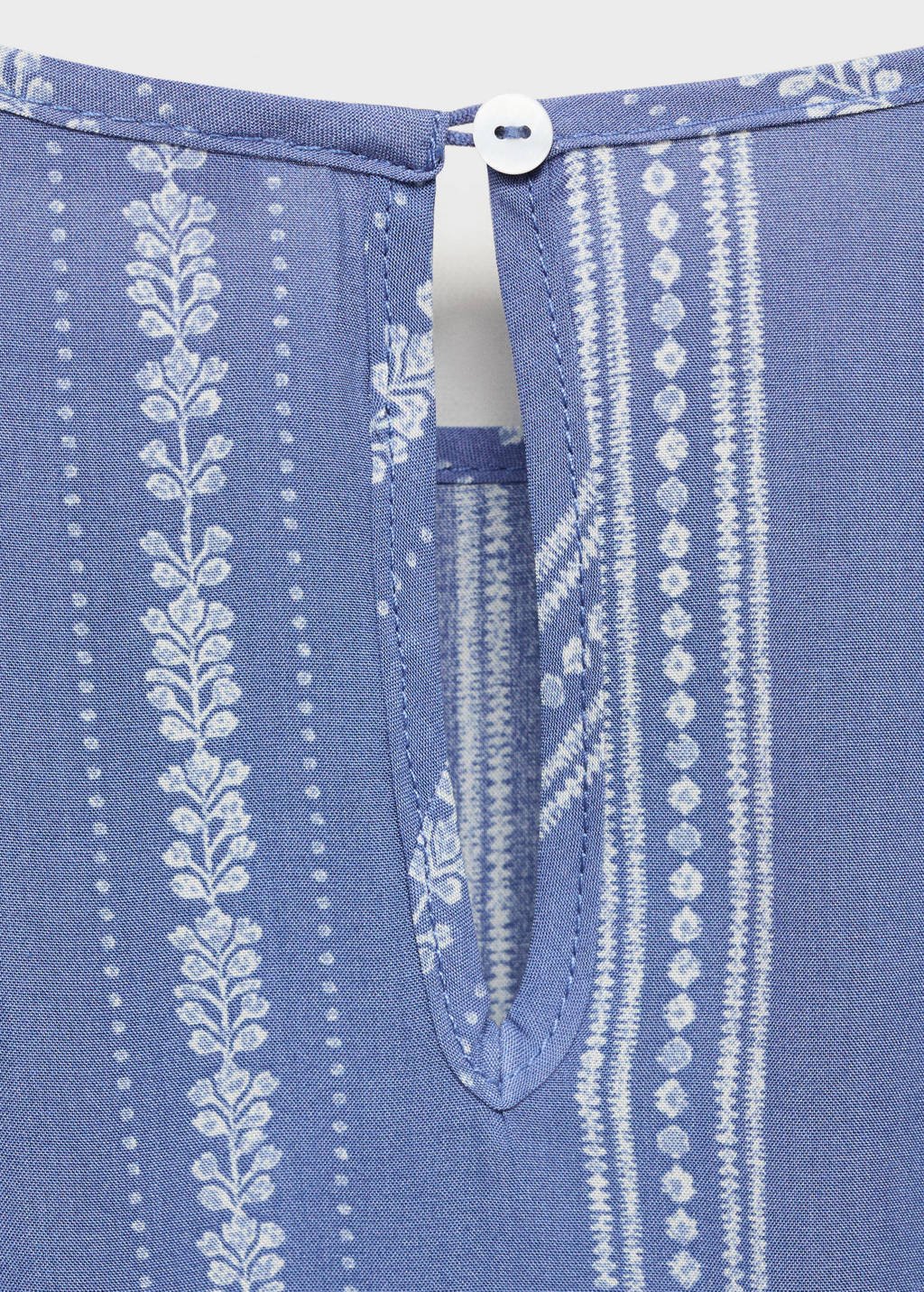 Mango Kids midi jurk blauw