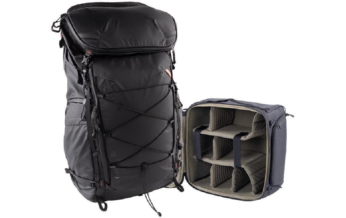 Fotorucksack OnePro Flex + Camera Insert M 50 L, Space Black<br>Stylischer Kamerarucksack