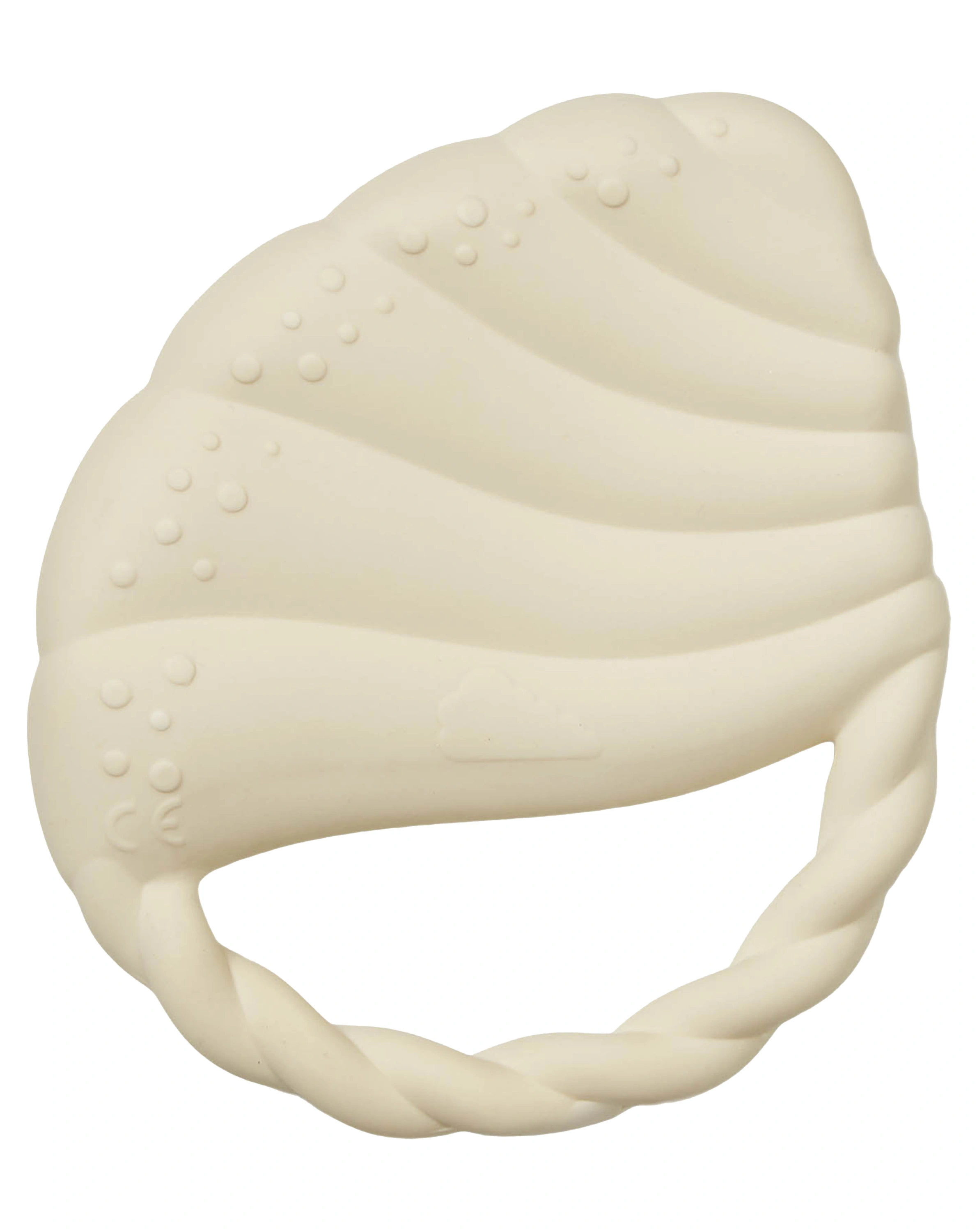 Beißring MUSCHEL in off-white