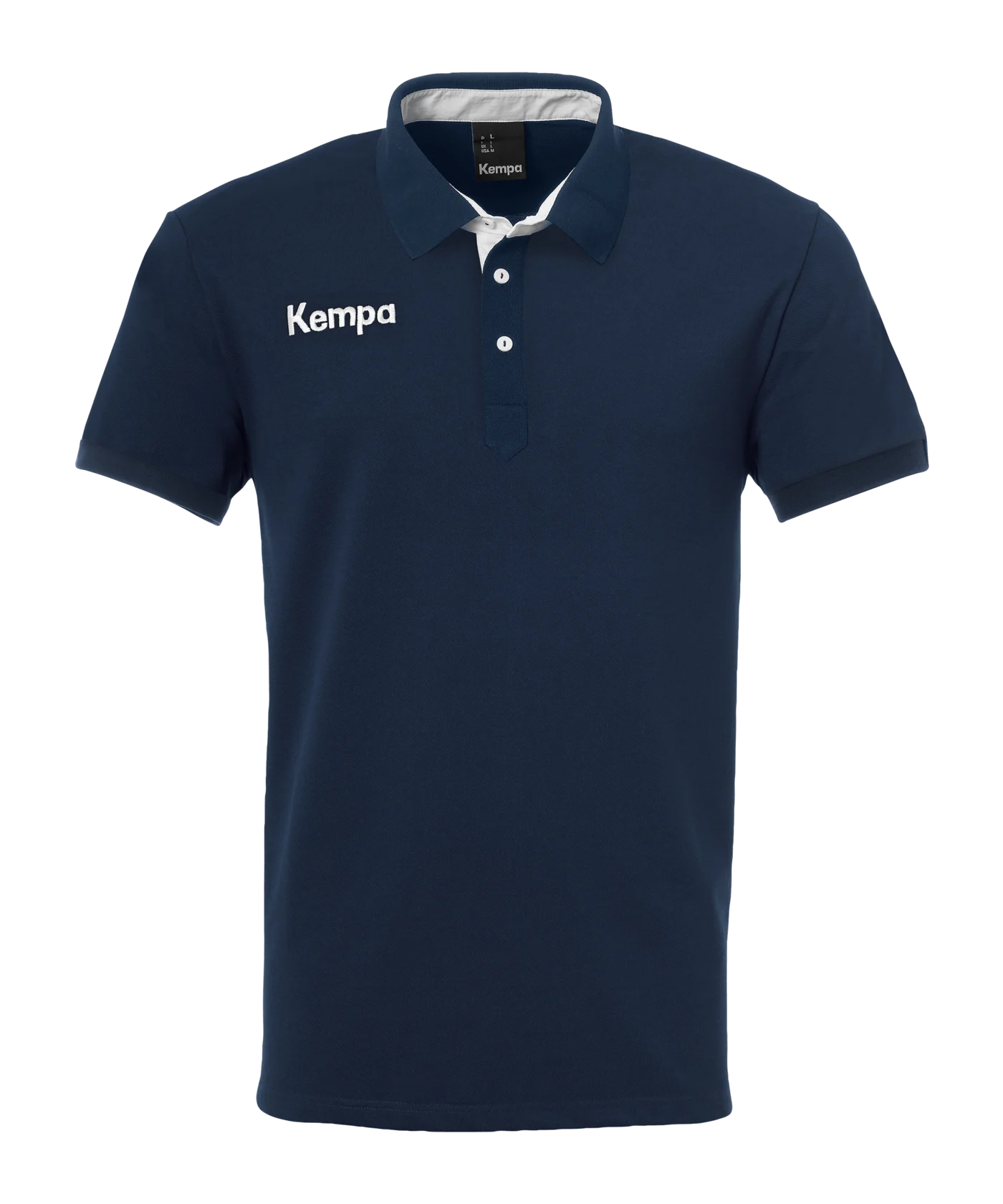 Kempa Prime Polo Shirt Dunkelblau Weiss F06