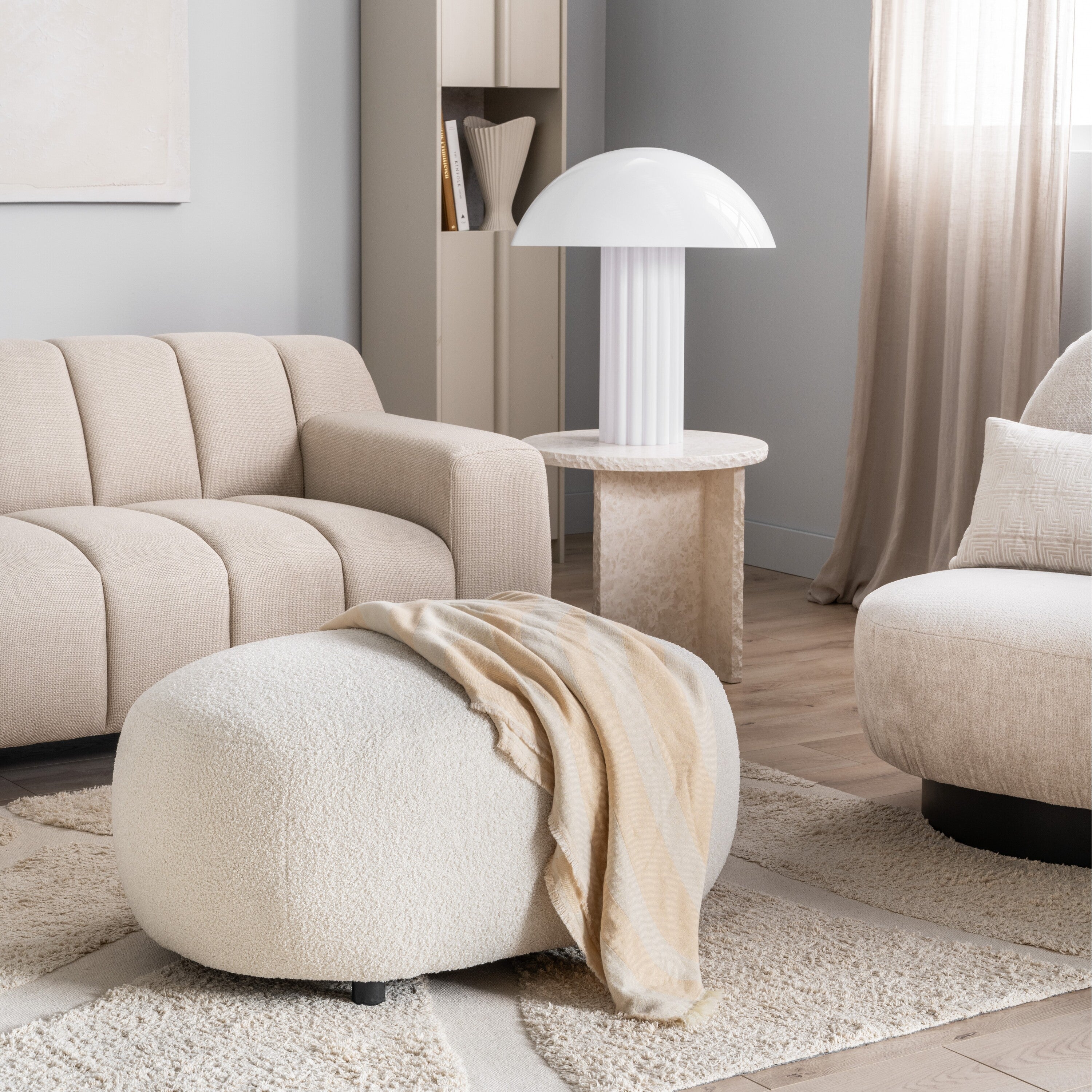 by fonQ Soft Hocker 90 x 64 cm - CrÃ¨me
