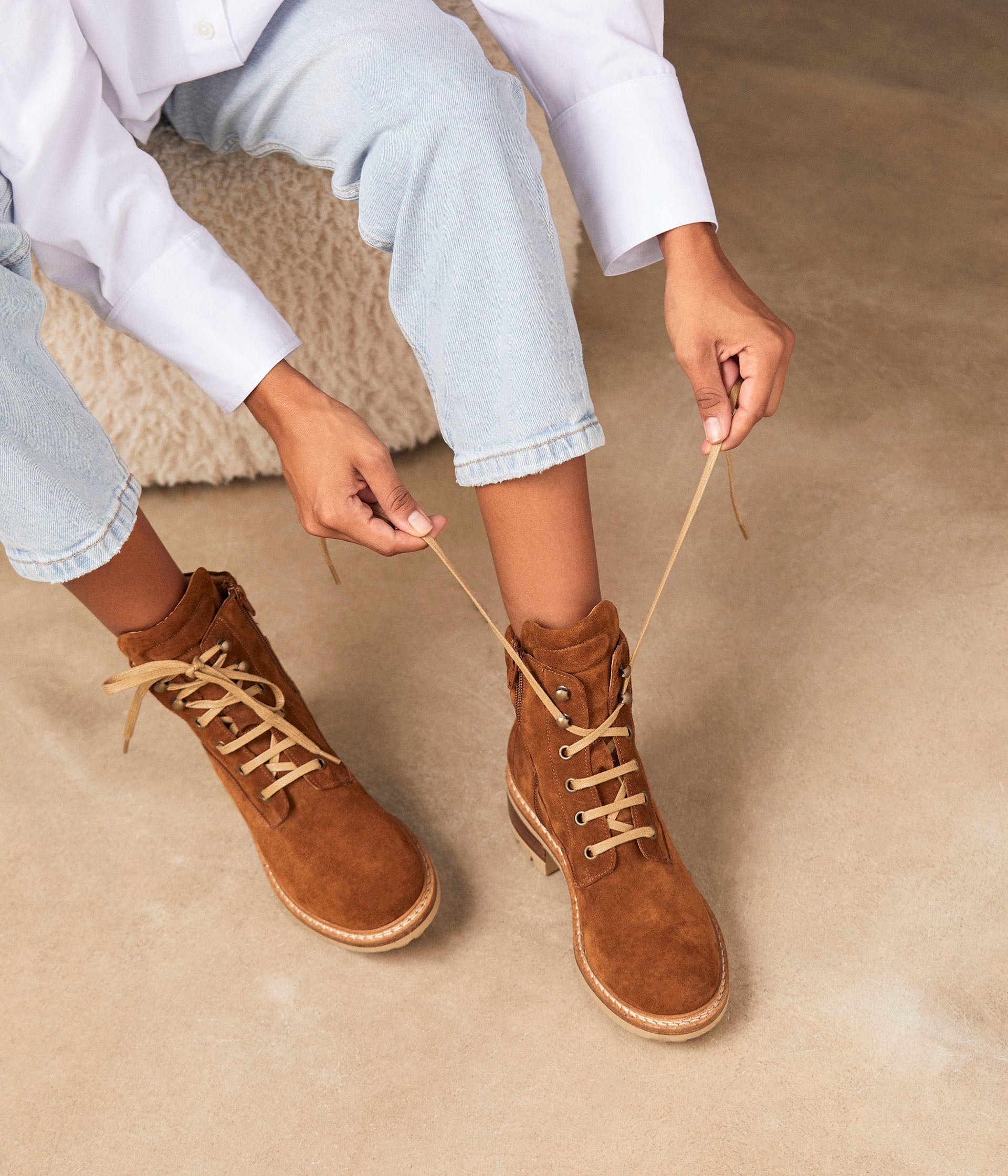 Bottines velours Amethys