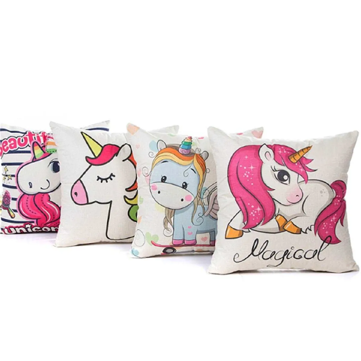 Housse de coussin Licorne 18