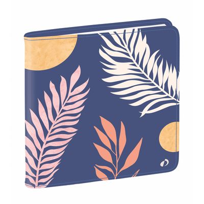 Quo Vadis Bloom - Agenda JAJ Executif - 2025 - semainier - standard / M - 160 x 160 mm - portrait - papier blanc - nature - fleurs - couverture bleue - synthétique