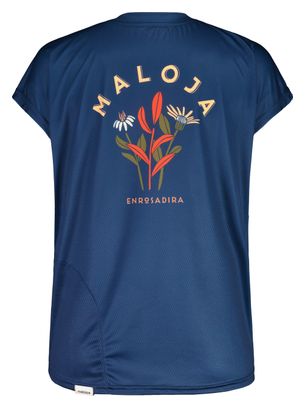 Maillot Manches Courtes Femme Maloja GanesM. All Mountain Midnight