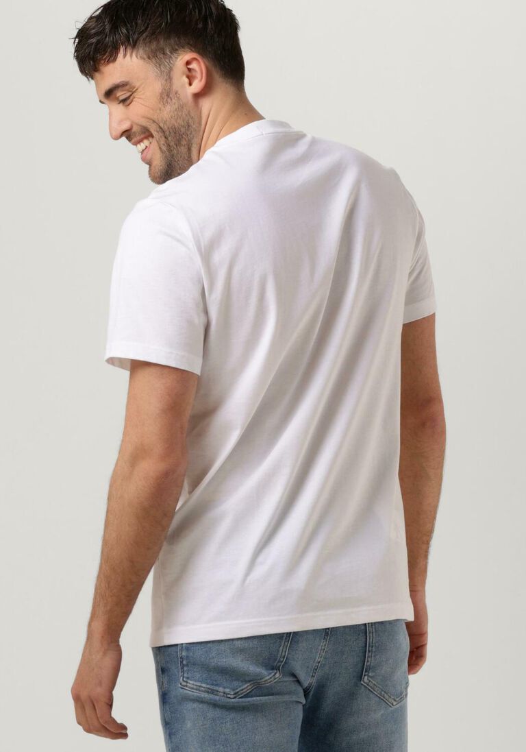 FRED PERRY witte fred perry t-shirt embroidered t-shirt