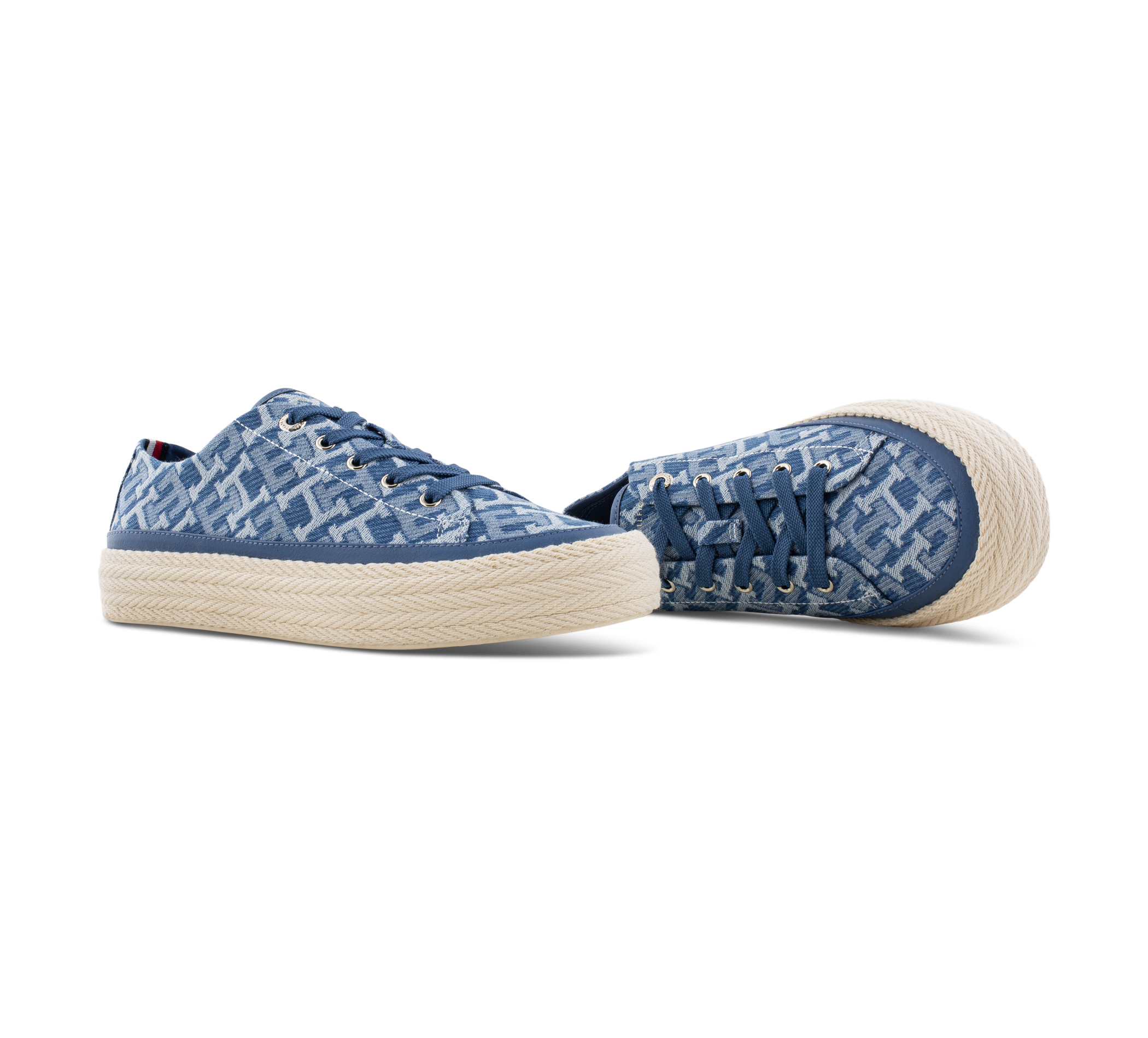 Tommy Hilfiger Vulc Rope Monogram Denim - Sneaker low