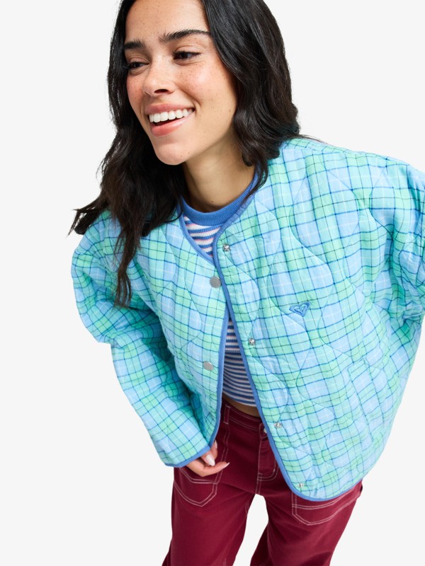Seaside Resort Veste ample molletonnée Bleu Femme