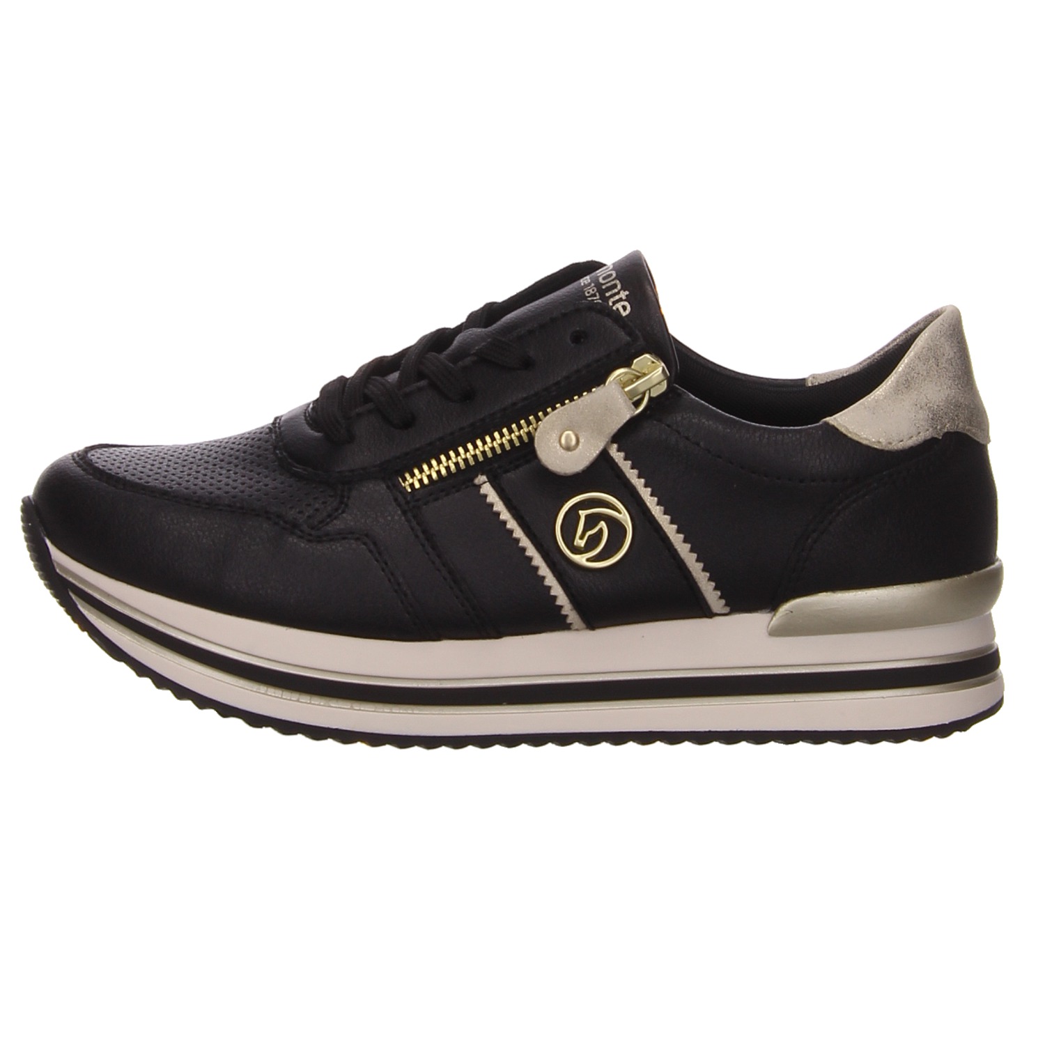 Remonte Sneaker schwarz schwarz