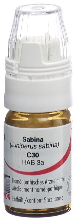 Omida Sabina 30 C<br>4 g, Globuli, mit Dosierhilfe
