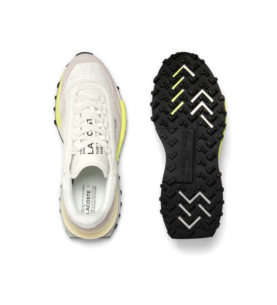 Tênis Lacoste Elite Active, bege vibrante