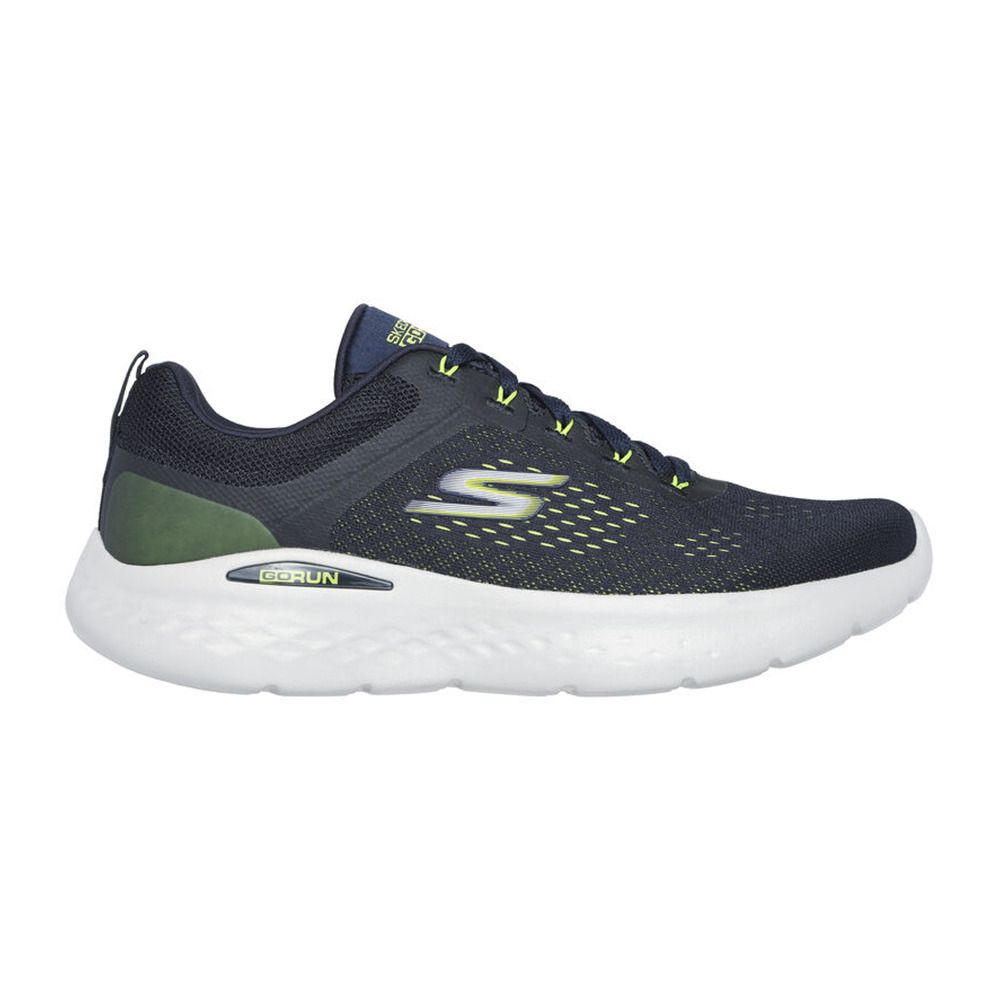 Skechers GO RUN LITE - Chaussures running Homme navy/lime