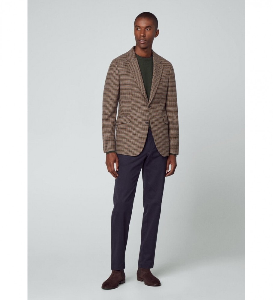 American Hackett Brown Houndstooth